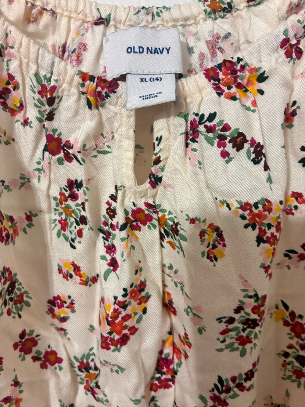 Old Navy Girls Floral Peasant dress Size: XL 14